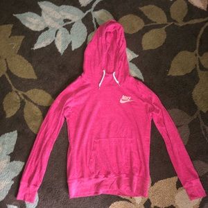 Pink nike hoodie